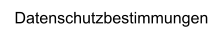 Datenschutzbestimmungen