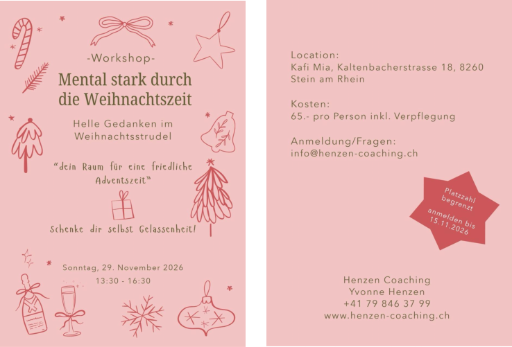 Mental stark durch die Weihnachtszeit